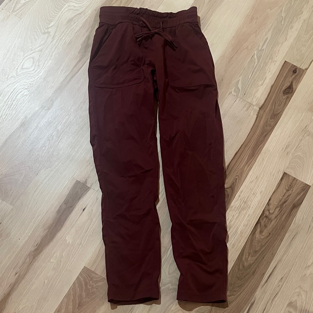 Lululemon Burgundy Pants size 2
